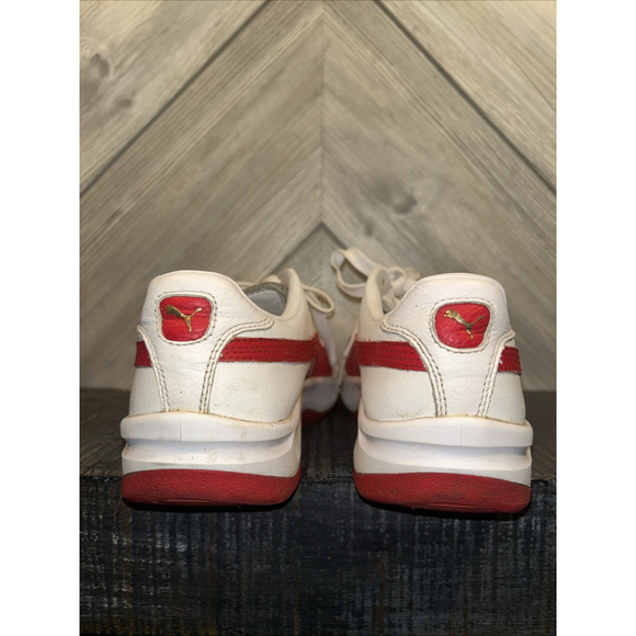 Puma GV Special Men’s 8.5 Red & White Shoes - Picture 3 of 10